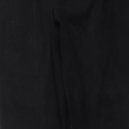 Womens UK Size 32 in Preworn Slim Fit  Black Trousers