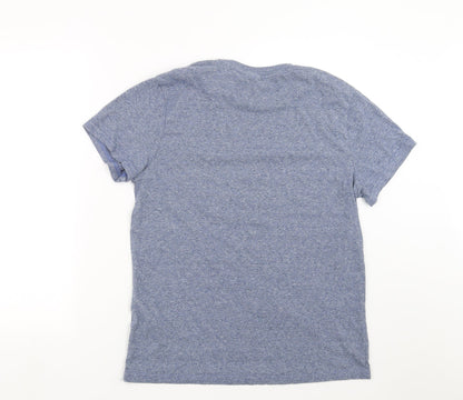 Mens UK Size M Divided by H&M Blue  T-Shirt