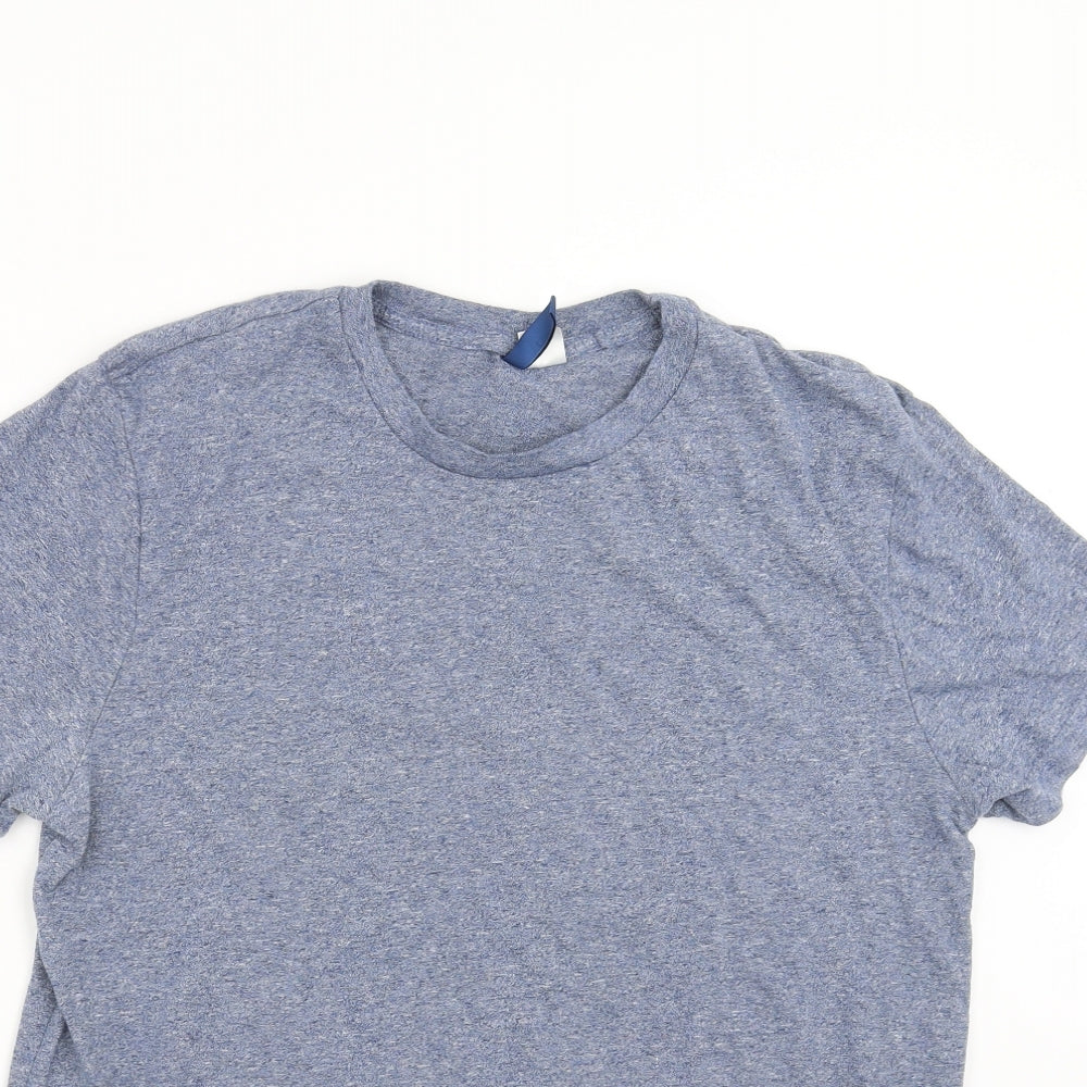Mens UK Size M Divided by H&M Blue  T-Shirt
