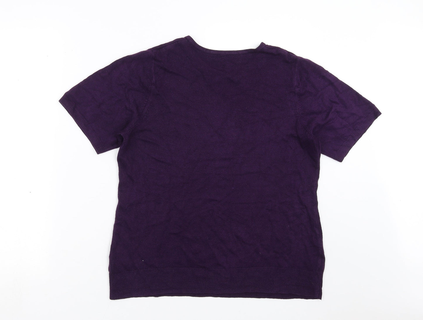 Womens UK Size 10 BHS Purple Pullover Jumper