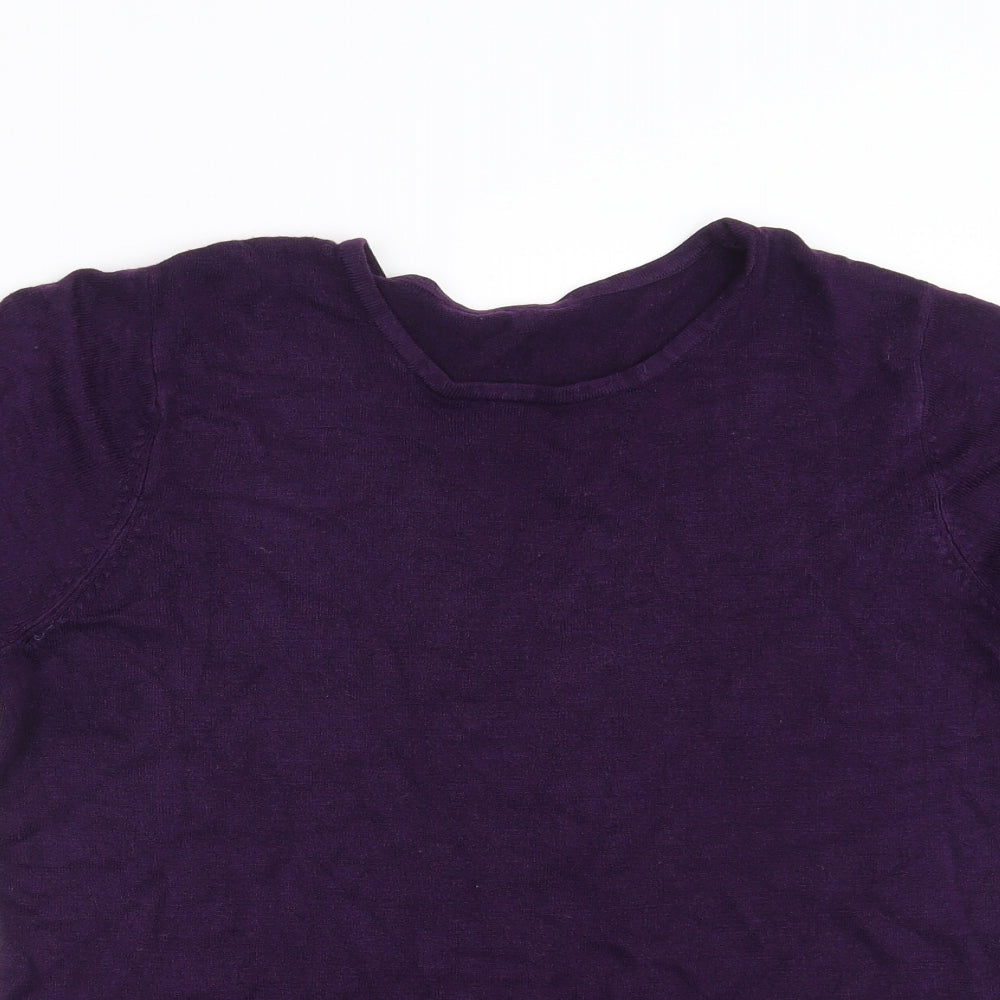 Womens UK Size 10 BHS Purple Pullover Jumper
