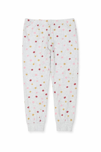 F&F Girls Grey Polka Dot   Pyjama Pants Size 7-8 Years