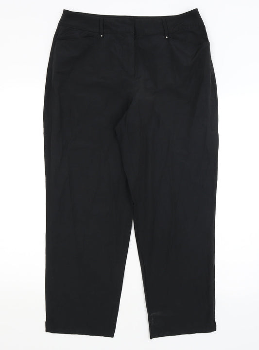 Gerry Weber Womens Black   Trousers  Size 12 L25 in