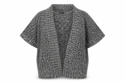 Bonmarché Womens Grey Wrap Jumper Size M