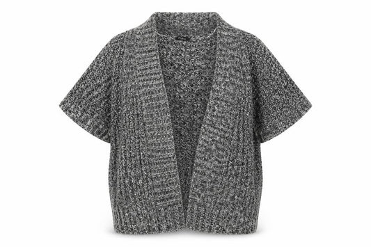 Womens UK Size M BM Collection Grey Wrap Jumper