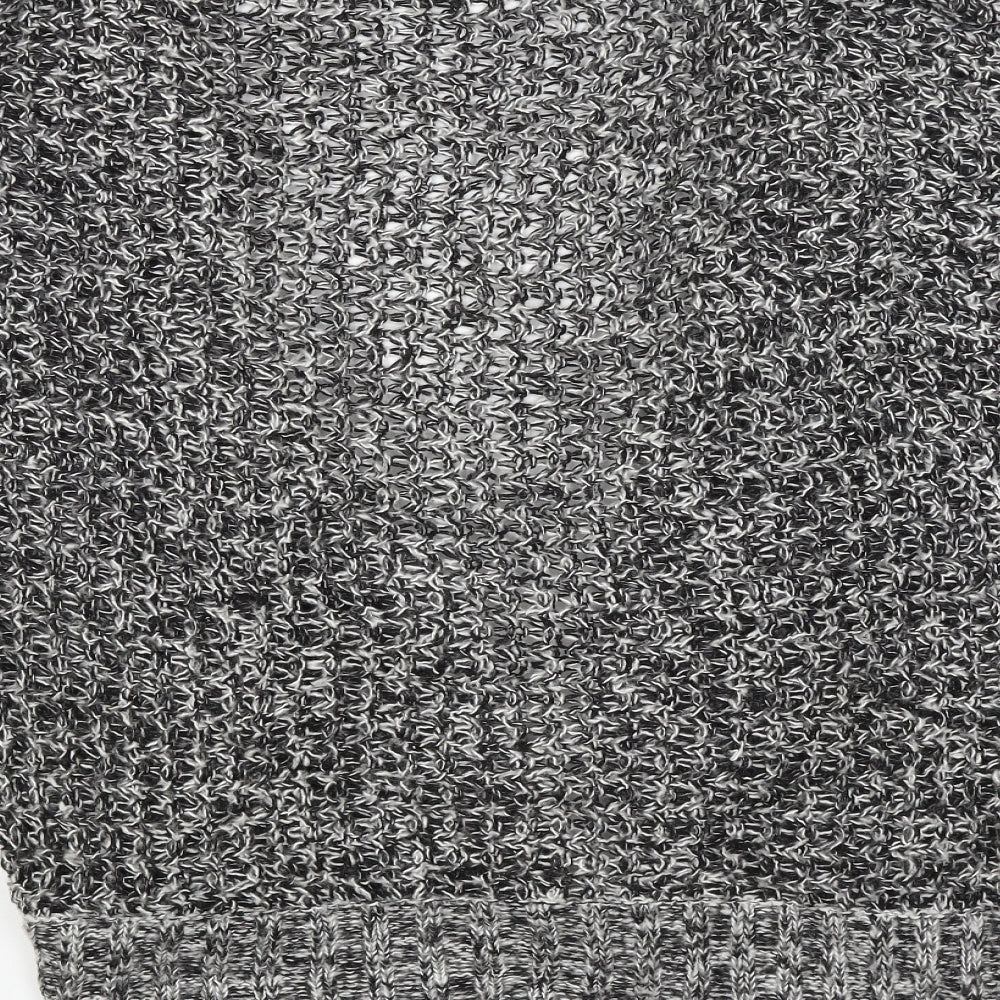 BM Collection Womens Grey   Wrap Jumper Size M