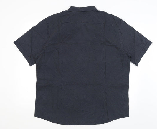 George Mens Blue    Button-Up Size 2XL