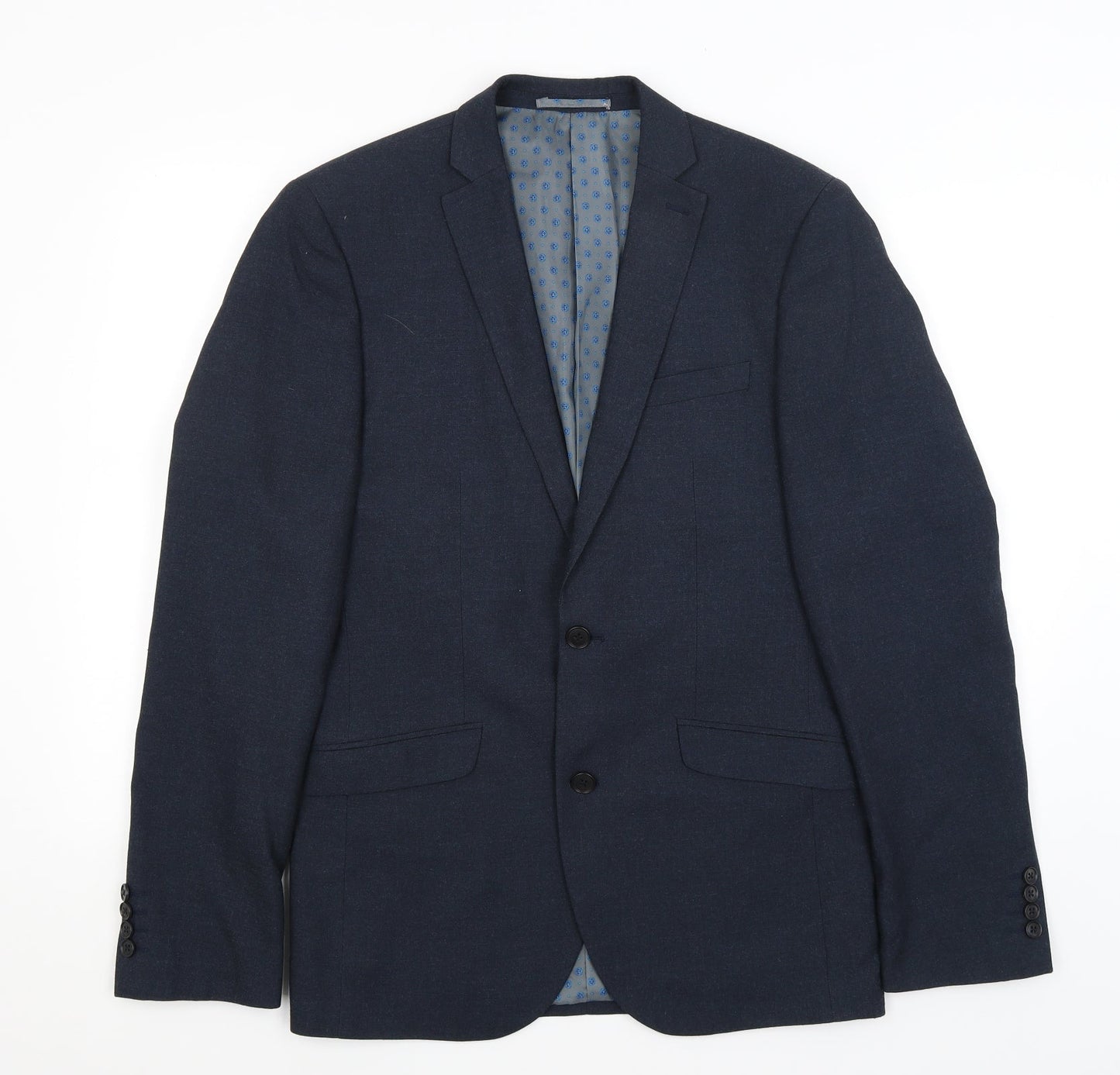 Mens UK Size L NEXT Regular Blue Suit Jacket