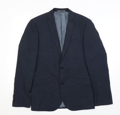 Mens UK Size L NEXT Regular Blue Suit Jacket