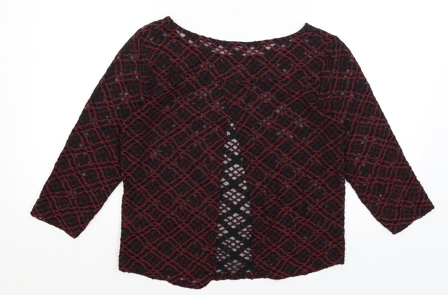 Womens UK Size S Cooperative Red Pullover Jumper