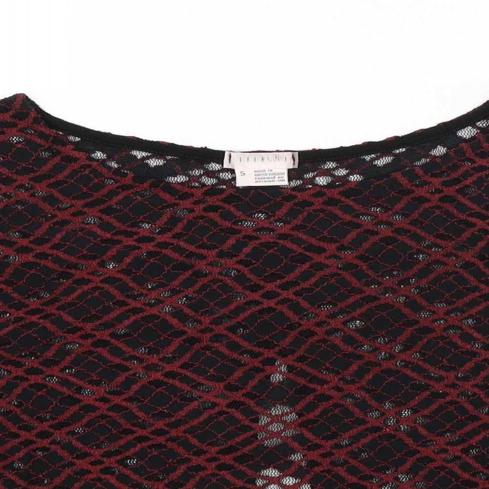 Womens UK Size S Cooperative Red Pullover Jumper