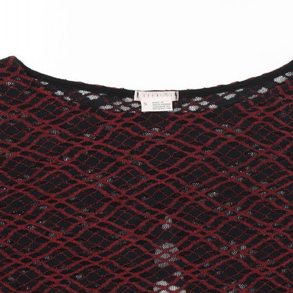 Womens UK Size S Cooperative Red Pullover Jumper