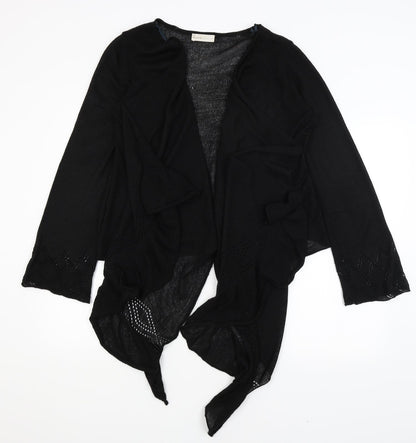 George Womens Black   Wrap Jumper Size M