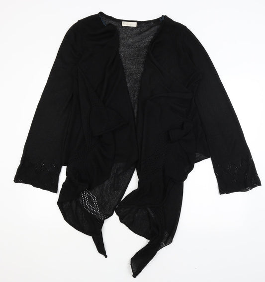 George Womens Black   Wrap Jumper Size M