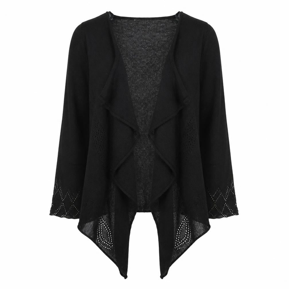 Womens UK Size M George Black Wrap Jumper