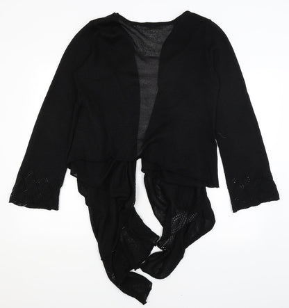 George Womens Black   Wrap Jumper Size M