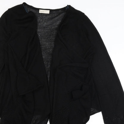 George Womens Black   Wrap Jumper Size M