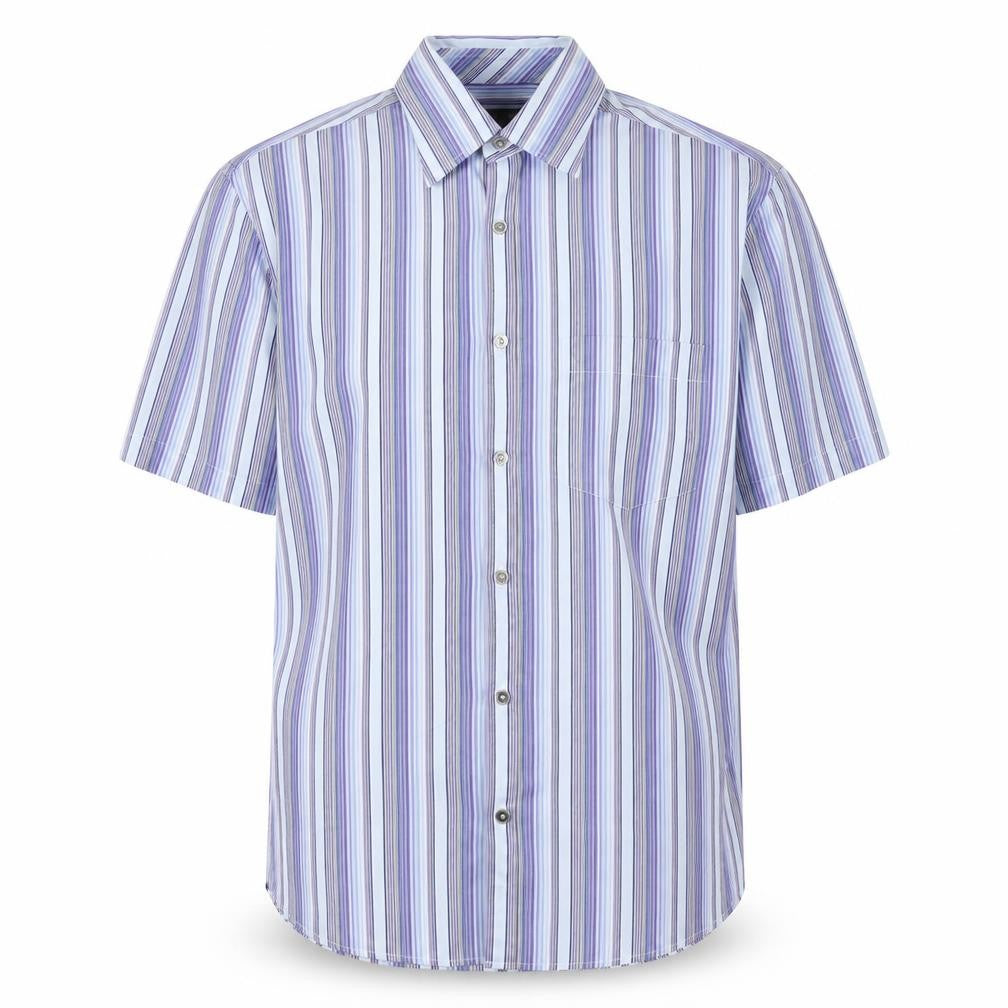 NEXT Mens Blue Striped   Button-Up Size M