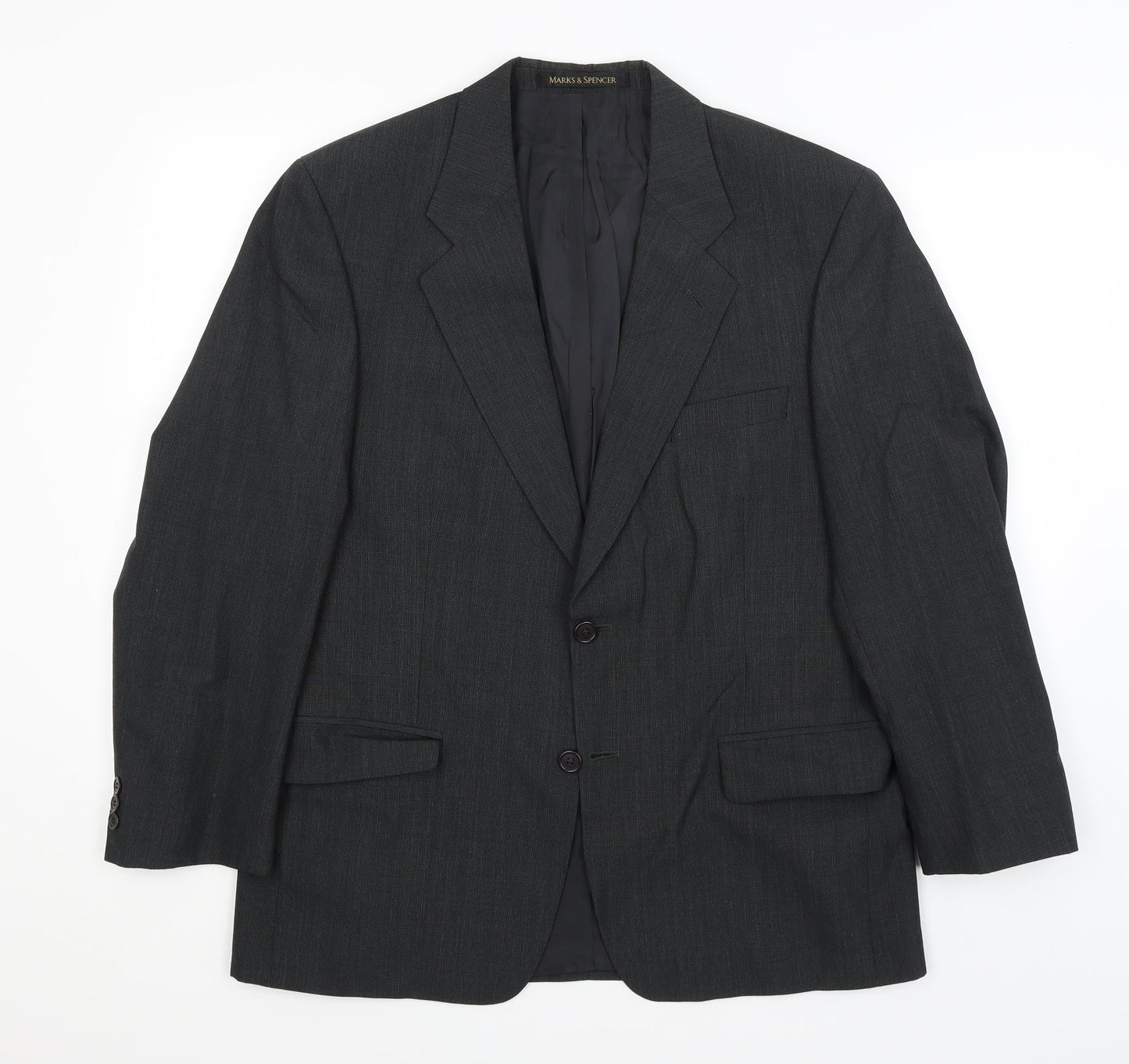 Mens UK Size L M&S Regular Grey Suit Jacket