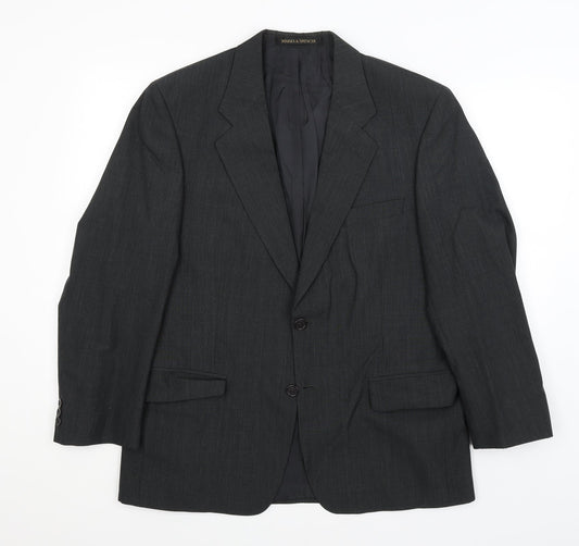 Mens UK Size L M&S Regular Grey Suit Jacket