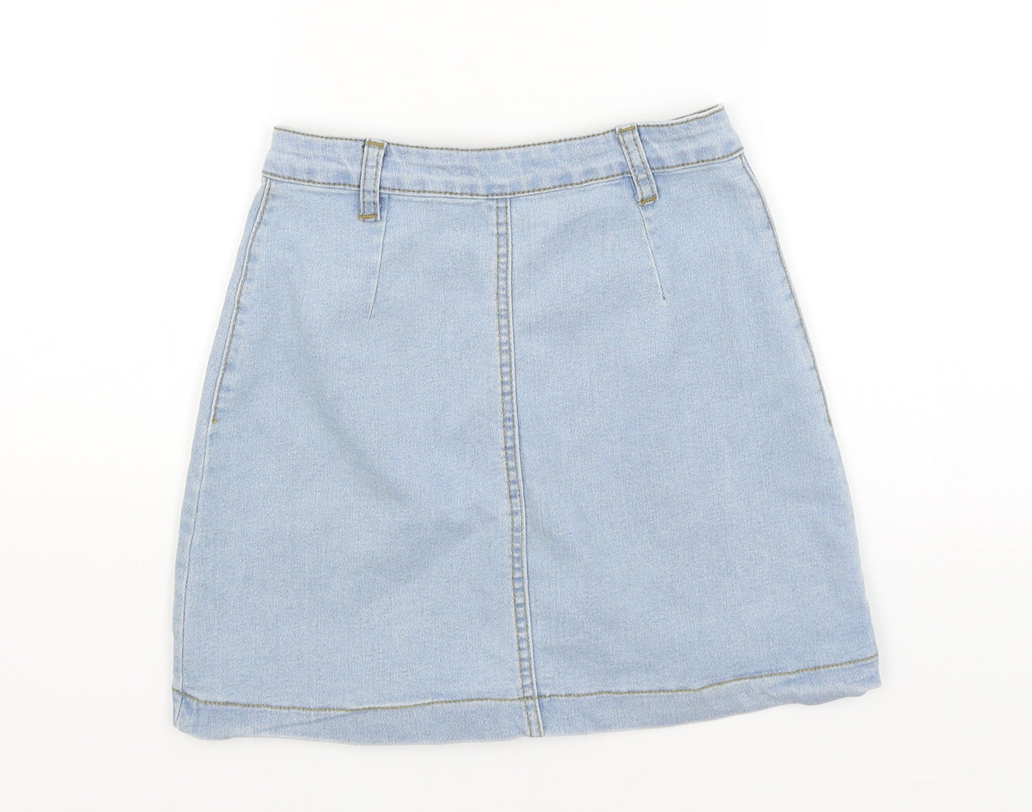 Pretty Little Thing Womens Blue   Mini Skirt Size 4