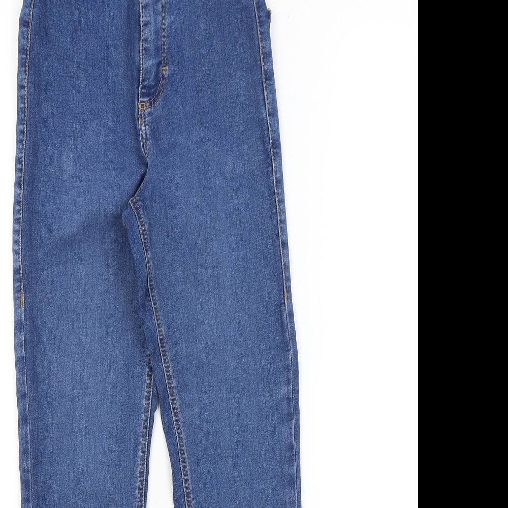 Topshop Womens Blue   Skinny Jeans Size 24 in L24 in
