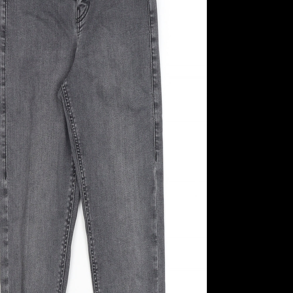Topshop Womens Grey   Skinny Jeans Size 25 in L24 in