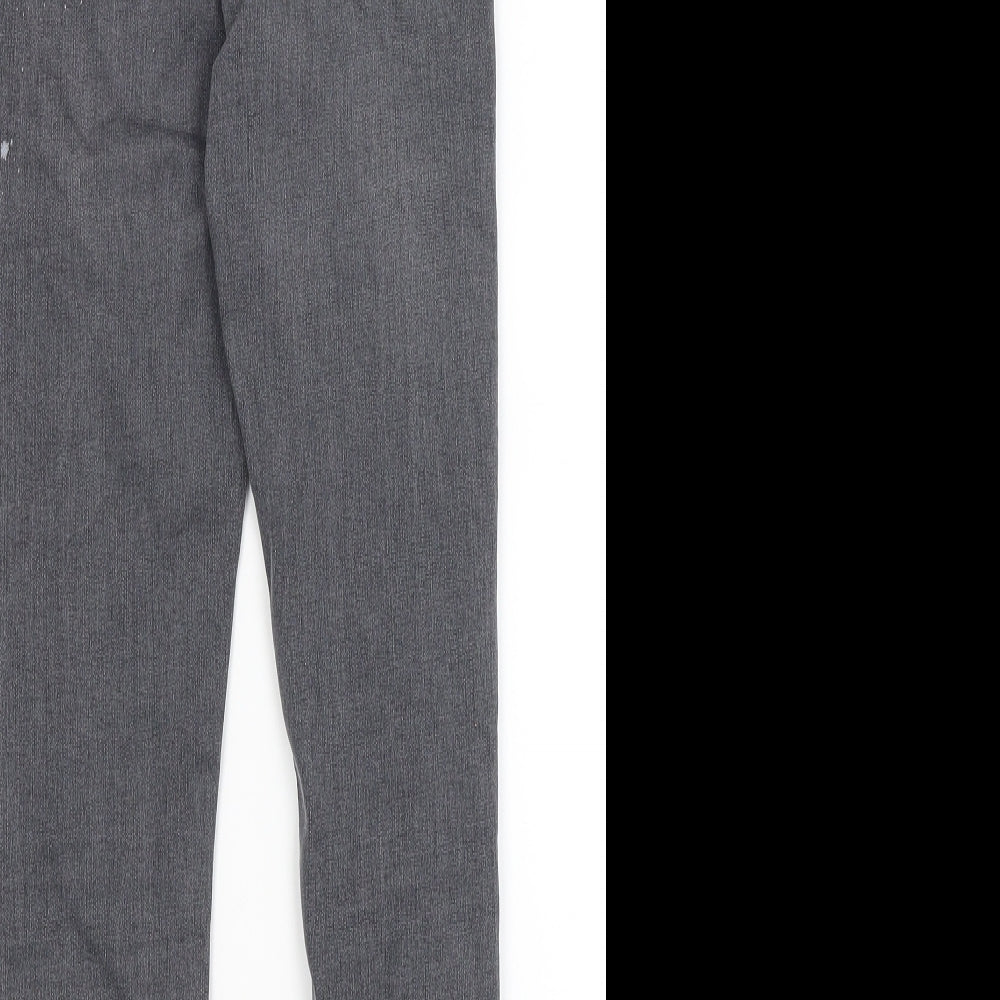 Topshop Womens Grey   Skinny Jeans Size 25 in L24 in