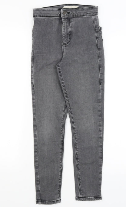 Topshop Womens Grey   Skinny Jeans Size 25 in L23 in