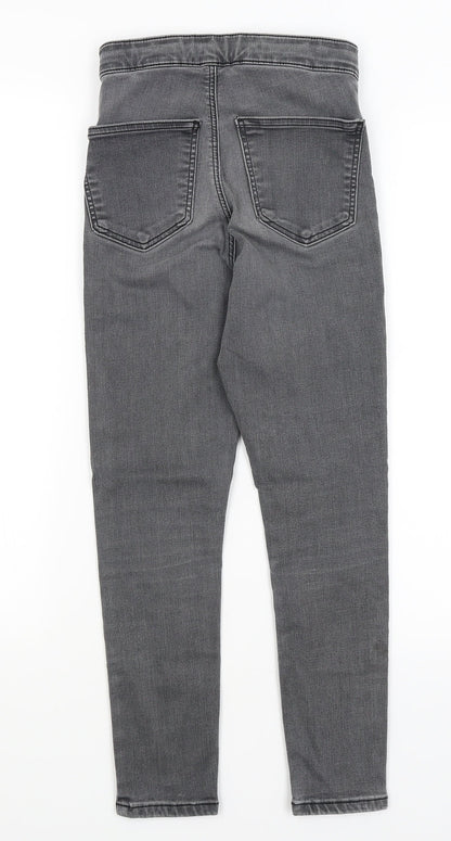 Topshop Womens Grey   Skinny Jeans Size 25 in L23 in