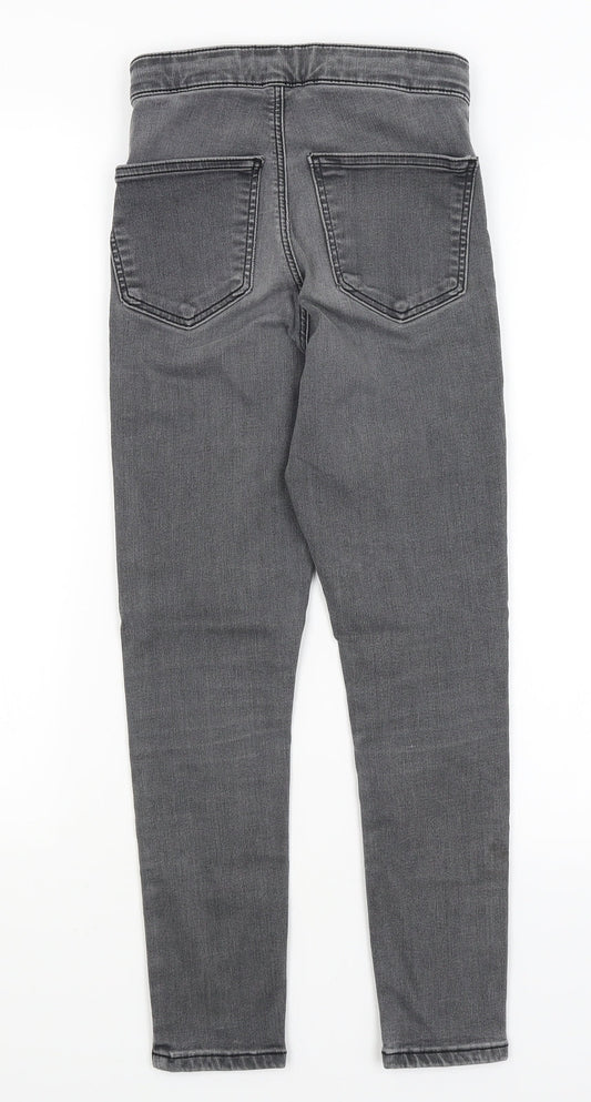 Topshop Womens Grey   Skinny Jeans Size 25 in L23 in