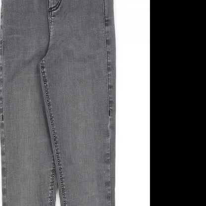 Topshop Womens Grey   Skinny Jeans Size 25 in L23 in