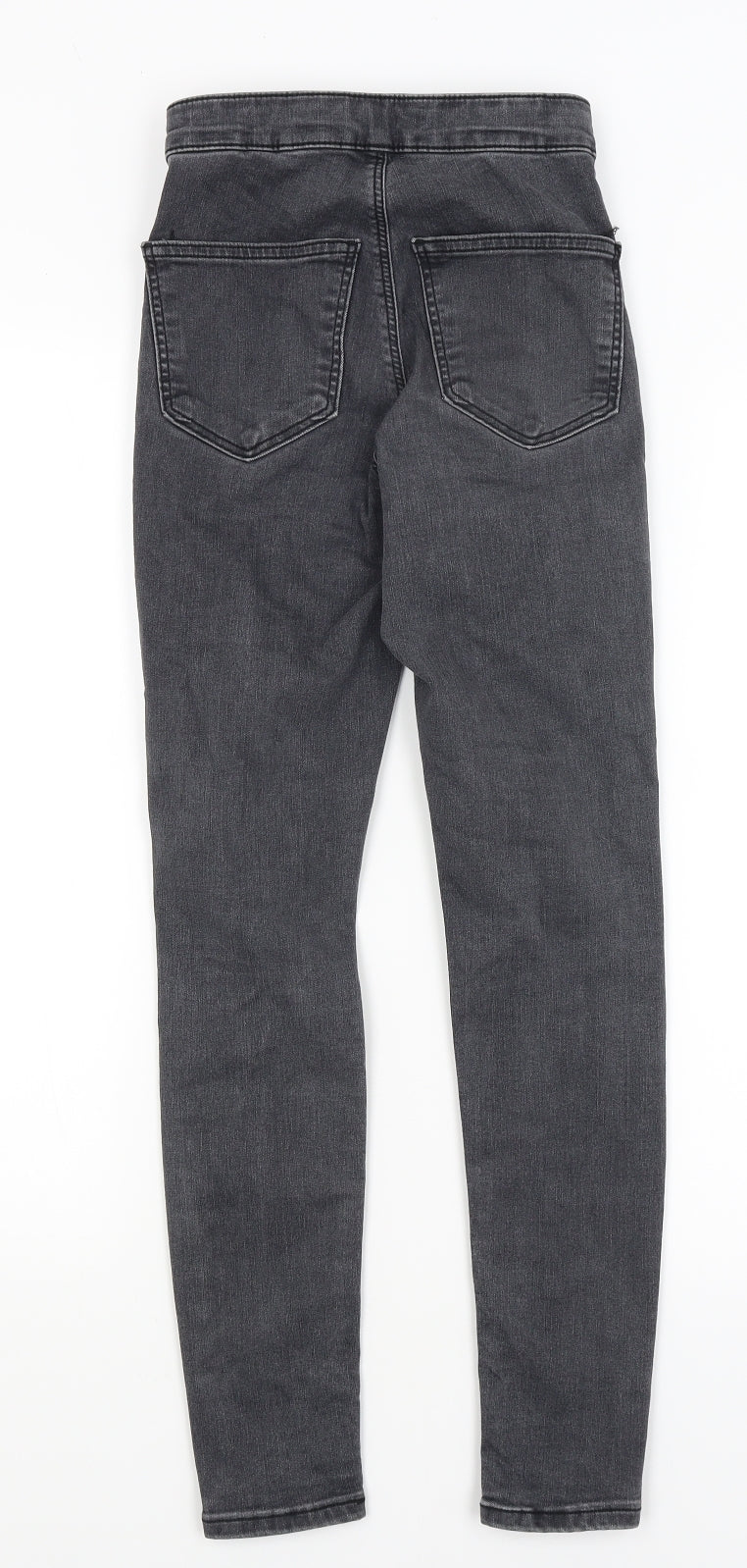 Topshop Womens Grey   Skinny Jeans Size 25 in L26 in