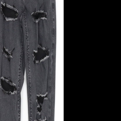 Topshop Womens Grey   Skinny Jeans Size 25 in L26 in