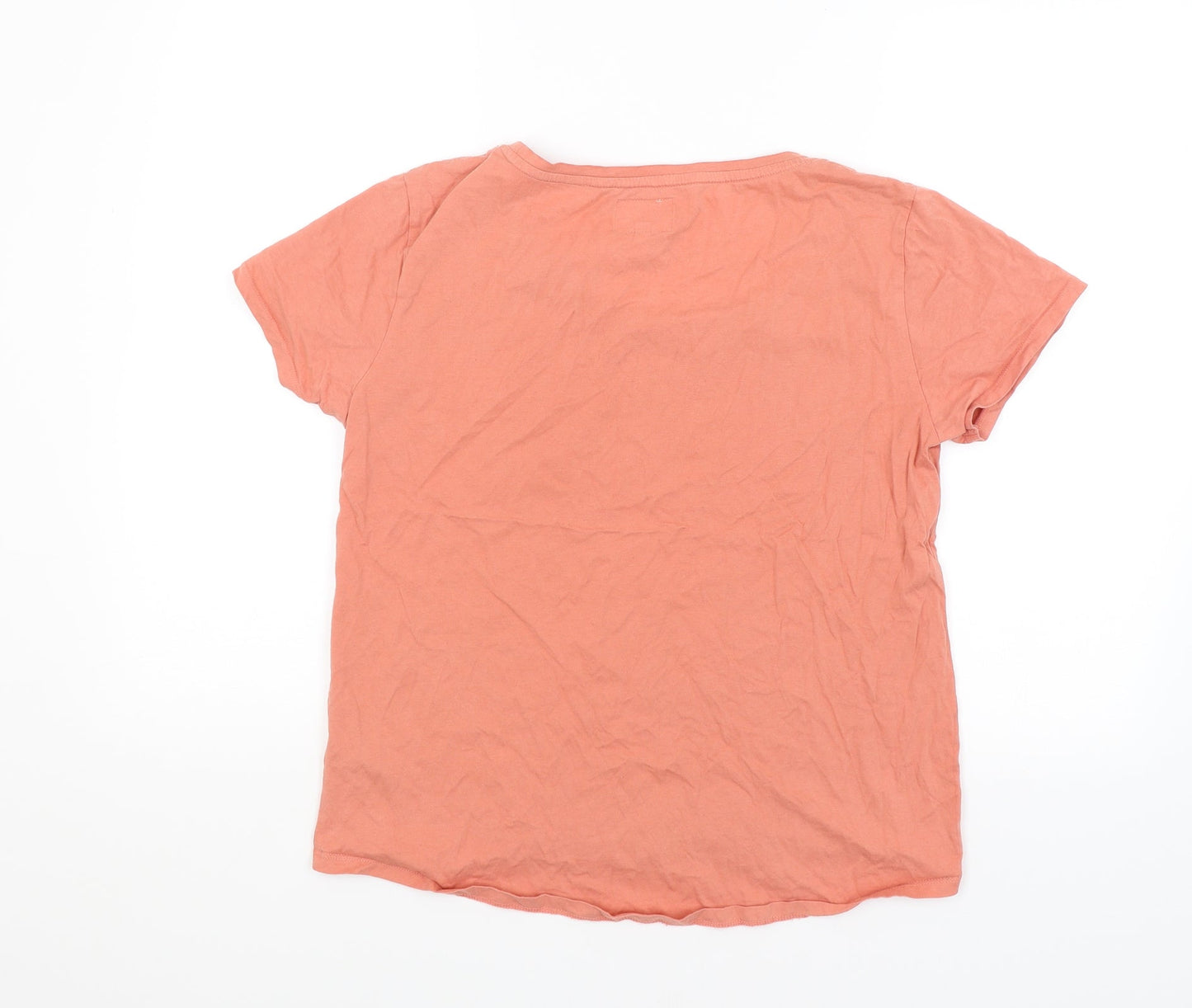 Womens UK Size S NEXT Orange Basic T-Shirt