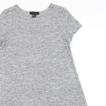 New Look Womens Grey   A-Line  Size 6
