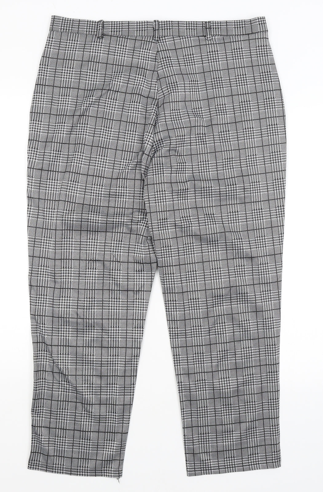 Womens UK Size XL Preworn Regular Fit  Grey Trousers