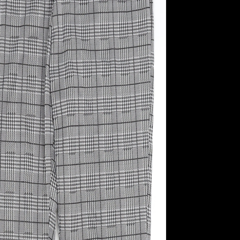 Womens UK Size XL Preworn Regular Fit  Grey Trousers