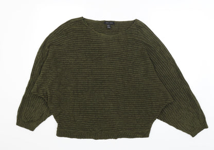Womens UK Size L New Look Green Pullover Jumper