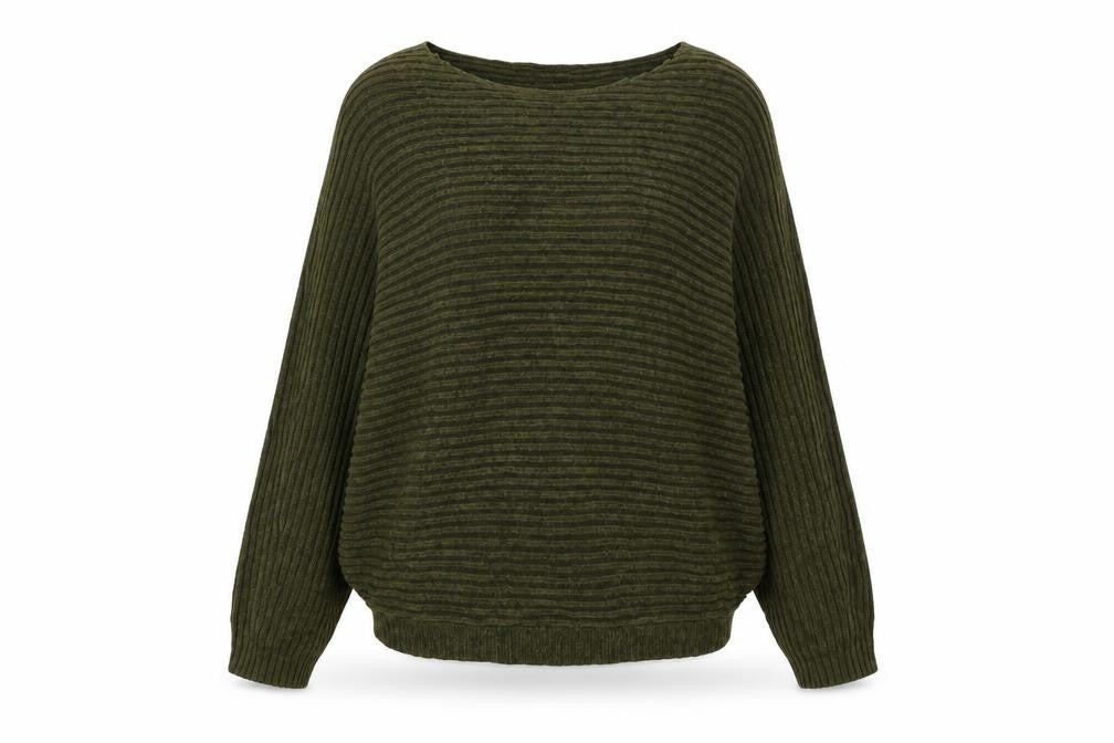 Womens UK Size L New Look Green Pullover Jumper