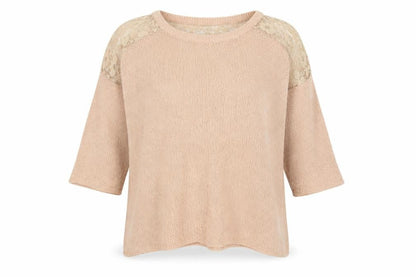 Womens UK Size 10 New Look Pink Pullover Jumper