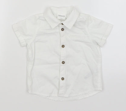 F&F Baby White   Basic Button-Up Size 3-6 Months