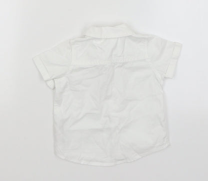 F&F Baby White   Basic Button-Up Size 3-6 Months