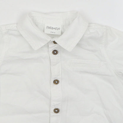 F&F Baby White   Basic Button-Up Size 3-6 Months