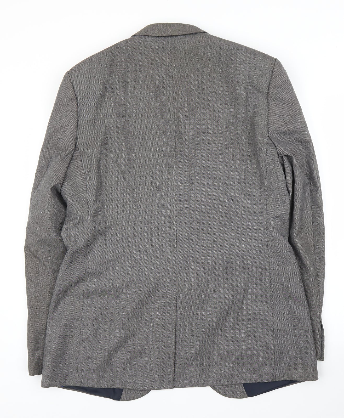 Mens UK Size 42 River Island Regular Grey Suit Jacket