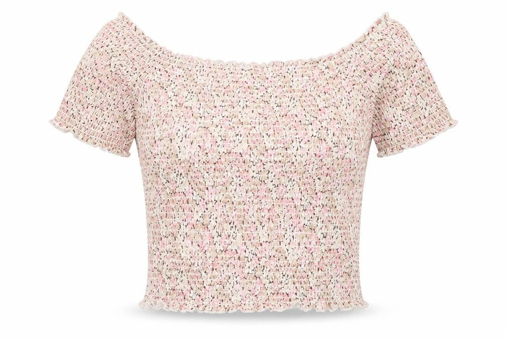 Womens UK Size M H&M Pink Basic Blouse