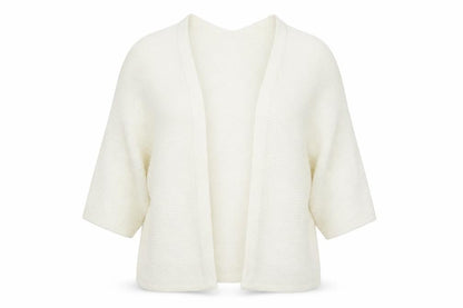 Womens UK Size L Preworn Ivory Cardigan Jumper