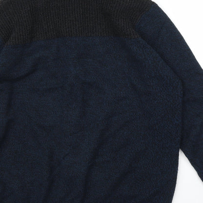 Method Mens Blue   Full Zip Jumper Size M
