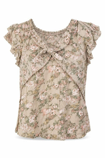 Womens UK Size S Vera Moda Beige Basic Blouse