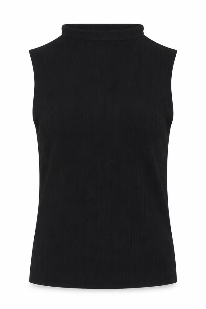 Womens UK Size S Preworn Black Basic Blouse